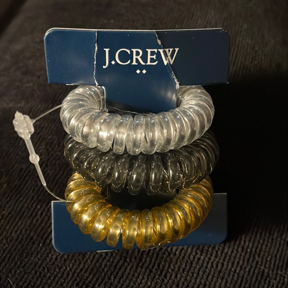 J. Crew Three Pack Spiral Hair Ties